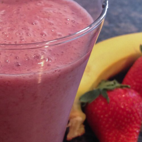 Strawberry Banana Protein Smoothie Recipe