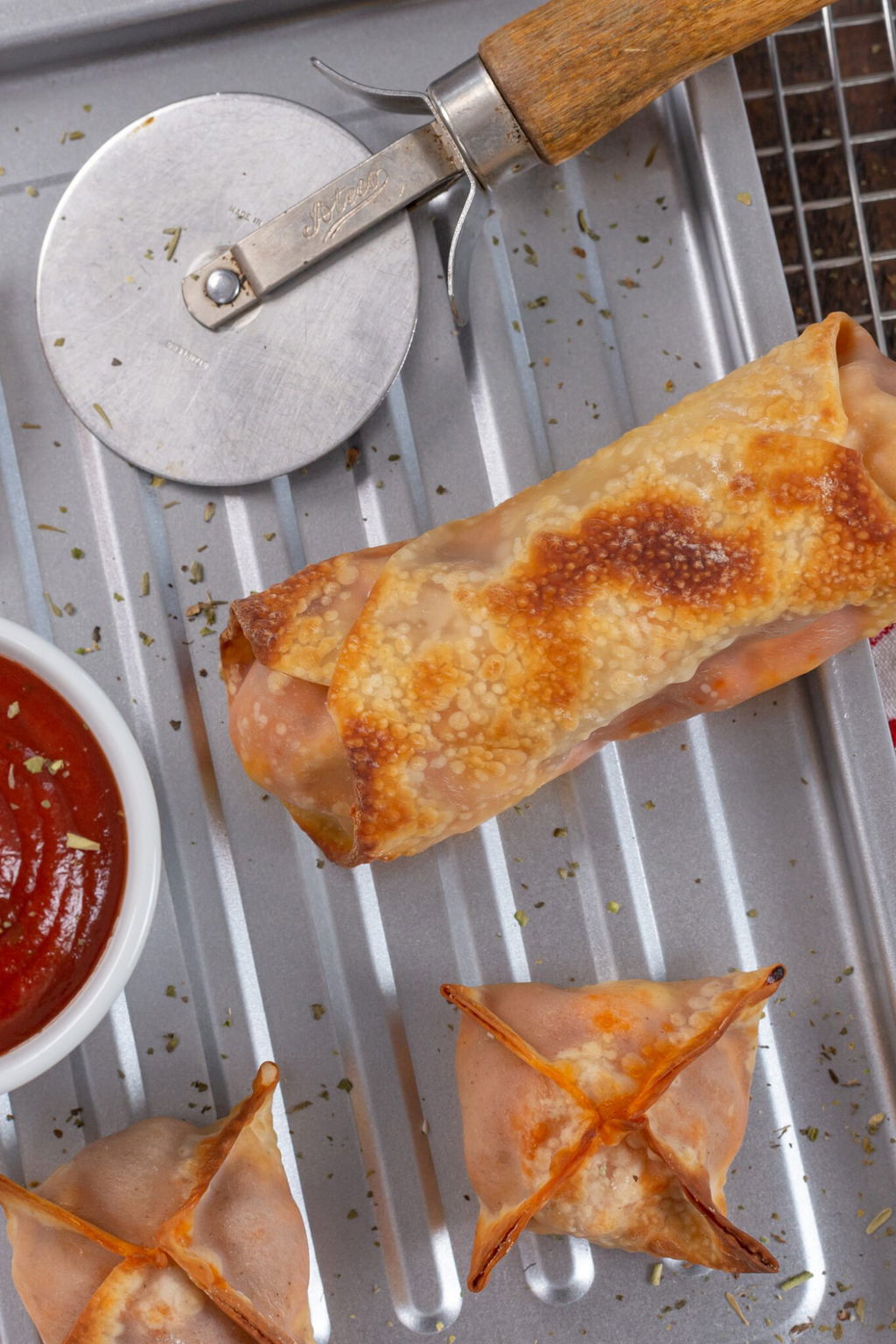 Air Fryer Pizza Egg Rolls & Wontons Recipe The Protein Chef