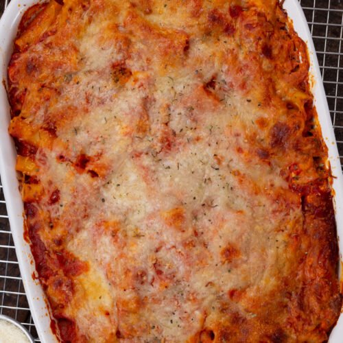 Healthy Baked Ziti with Cottage Cheese Recipe