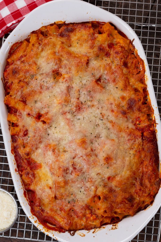Healthy Baked Ziti with Cottage Cheese Recipe