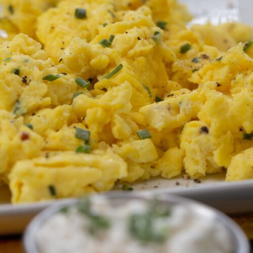 Stove Cooked Scrambled Eggs Picture Book Recipe