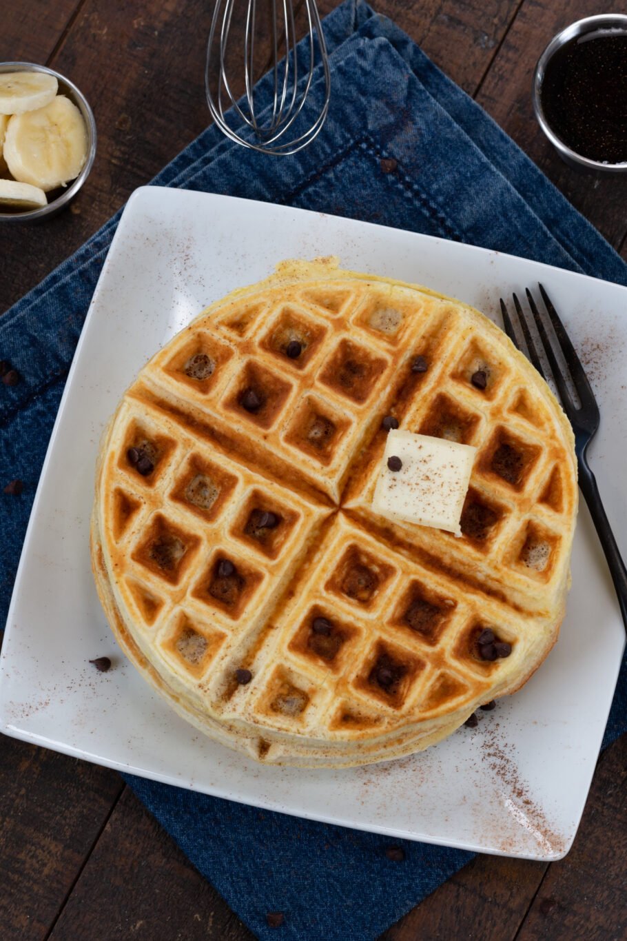 Mini Vanilla Protein Waffles Recipe - The Protein Chef