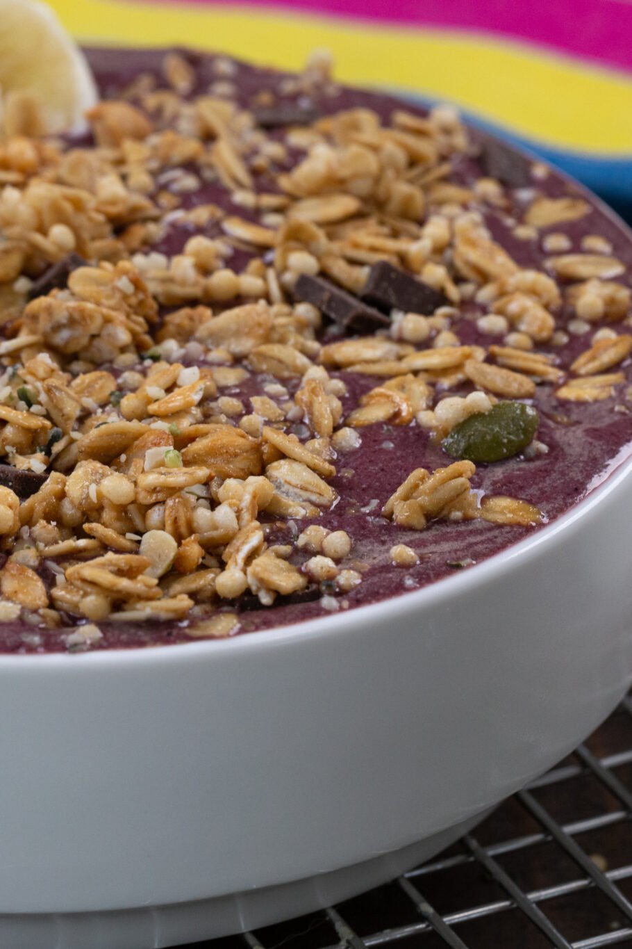 High Protein Acai Bowl with Granola