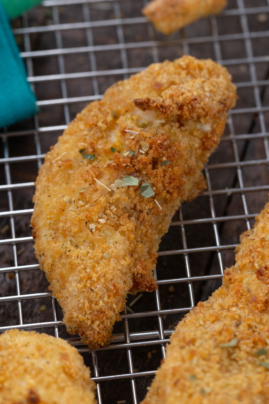 Crispy Crouton Chicken Tenders Recipe - The Protein Chef