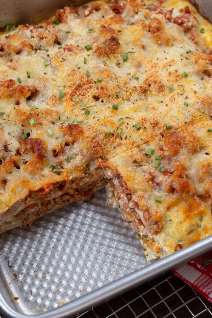 Easy Low Carb Lasagna Recipe The Protein Chef