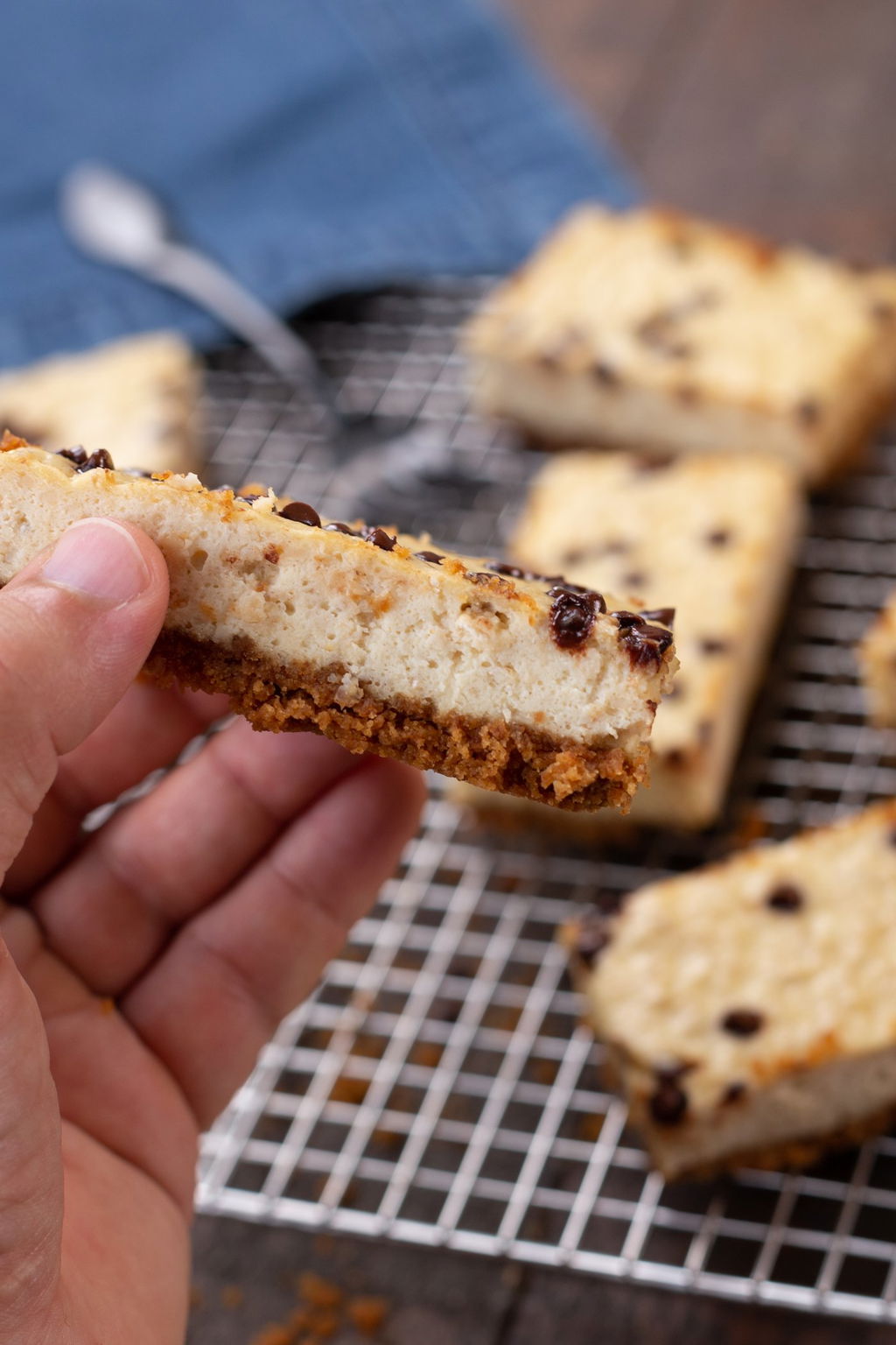 Simple Protein Cheesecake Bars Recipe The Protein Chef