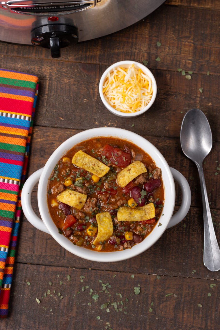 Slow Cooker Taco Soup Recipe