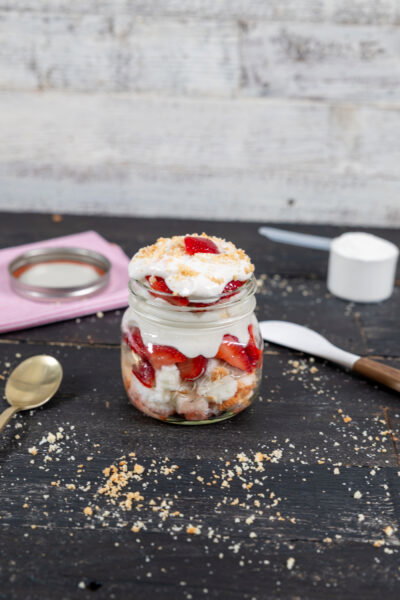 Easy Protein Strawberry Shortcake Recipe