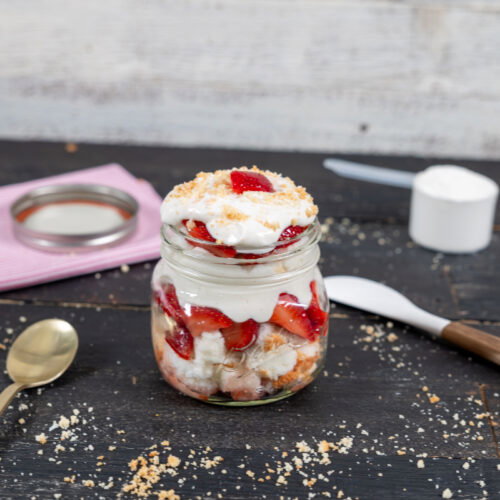 Easy Protein Strawberry Shortcake Recipe