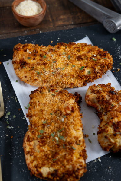Air Fryer Parmesan Crusted Chicken Recipe