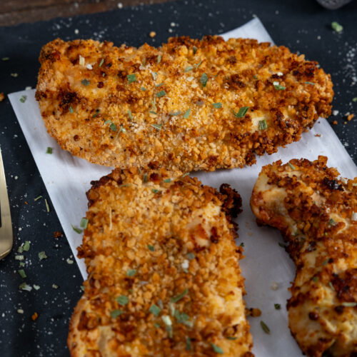 Air Fryer Parmesan Crusted Chicken Recipe