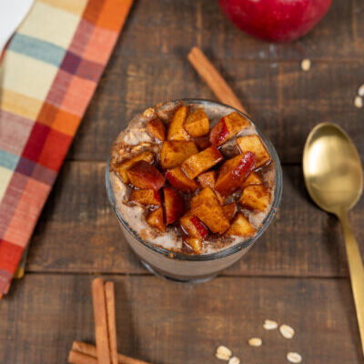 Apple Pie Protein Overnight Oats Recipe