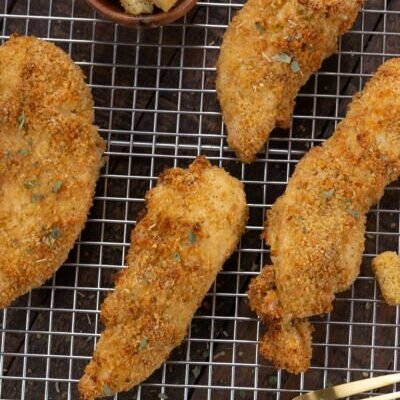 Crispy Crouton Chicken Tenders Recipe