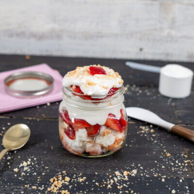 Easy Protein Strawberry Shortcake Recipe