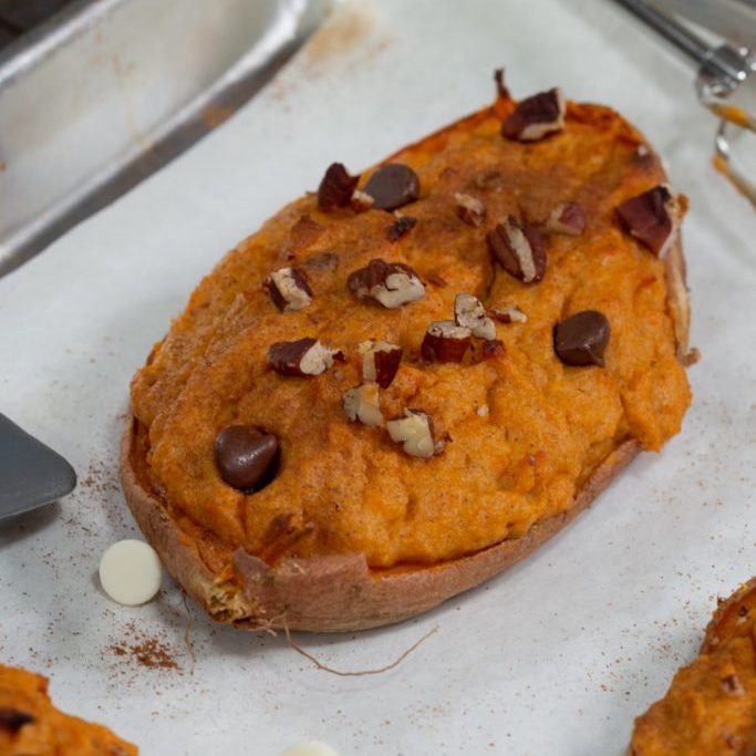 Loaded Twice Baked Sweet Potatoes Loaded Twice Baked Sweet Potatoes Recipe